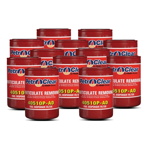 エッセンシャルオイル ppp Petro-Clear 40510P-AD 12-Pack Champion Filter, 10 Micron Gas