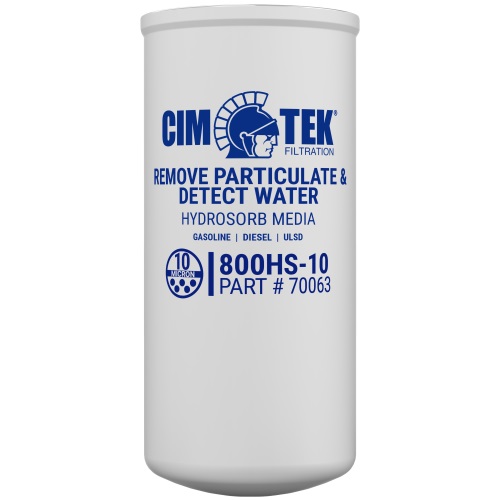 Cim-Tek 70063 800HS-10 Fuel Dispenser Filter  10 Micron Water - Fast Shipping