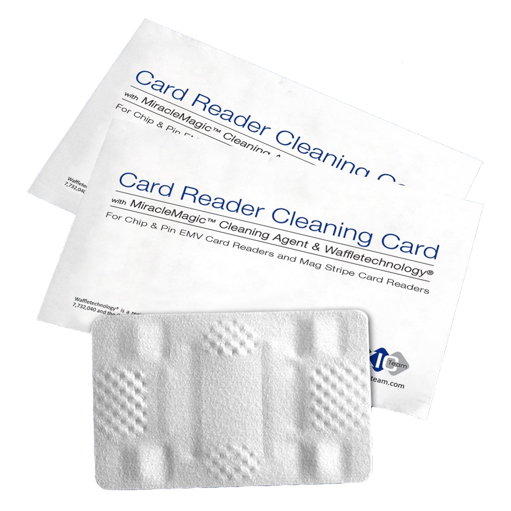 KIC Products EMV Card Reader Cleaning Card - SINGLE CARD - Fast Shipping