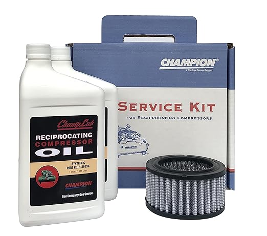 Champion Synthetic Oil Kit for R30 compressors, 7.5,10,15HP